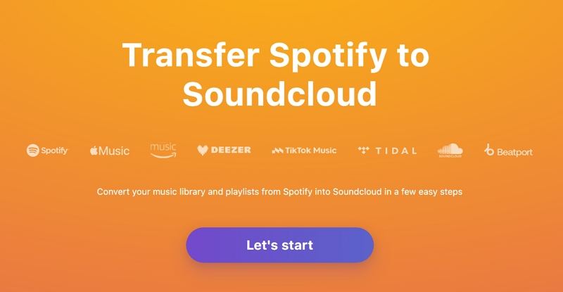 Convertir una lista de reproducción de Spotify a SoundCloud