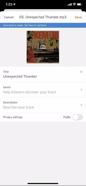 SoundCloudにアップロードする方法