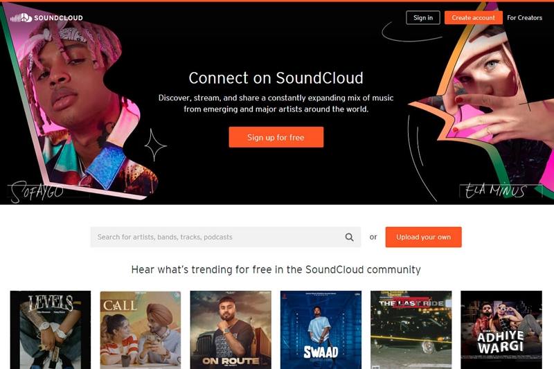 SoundCloudに音楽をアップロードする方法