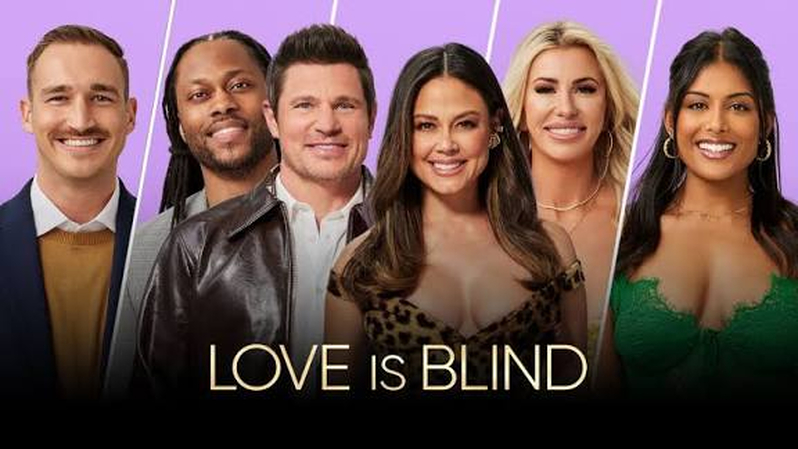 Love Is Blind Season 10 cast members posing together