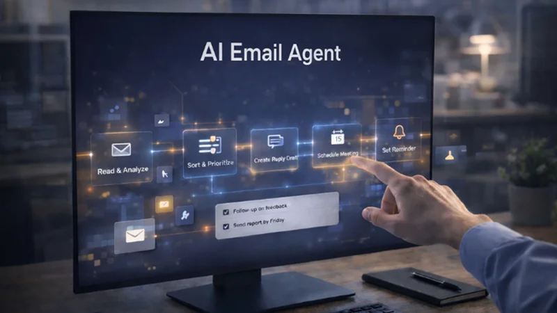 ai email agent sorting and organizing emails
