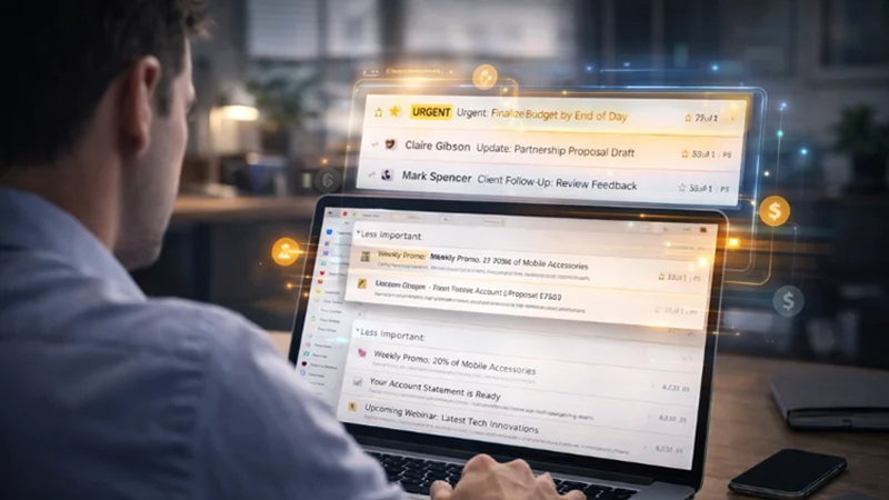 ai prioritizing important emails