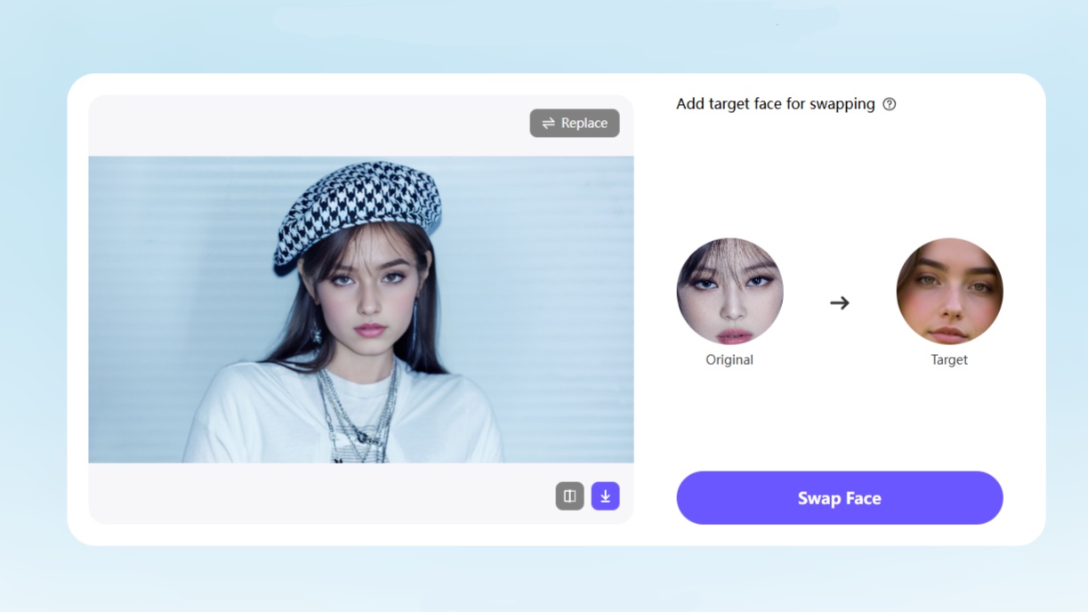 hitpaw online ai face swap
