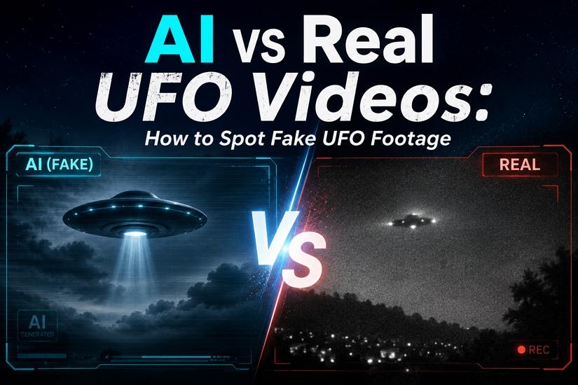 AI vs. Real UFO video