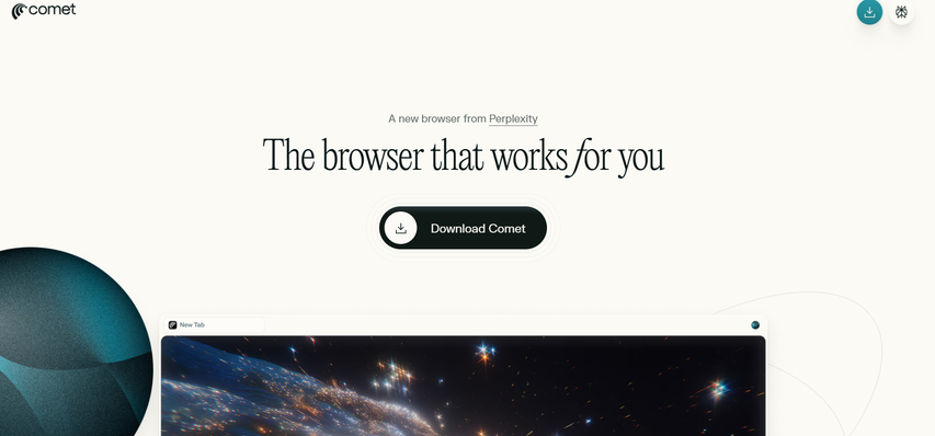 comet ai browser free version