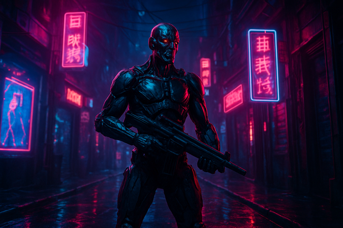 cyberpunk chatgpt image generator prompt