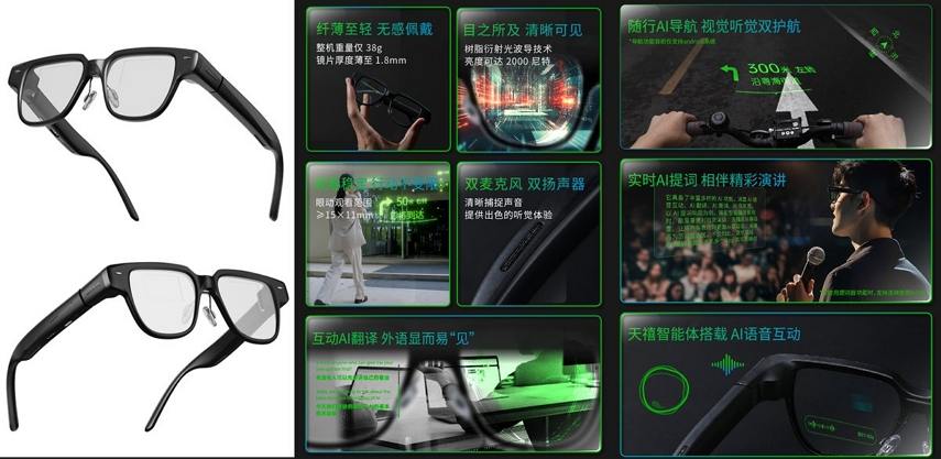 Lenovo AI Glasses V1 features