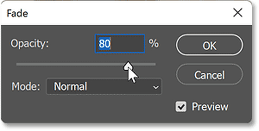 フォトショップの不透明度を調整する