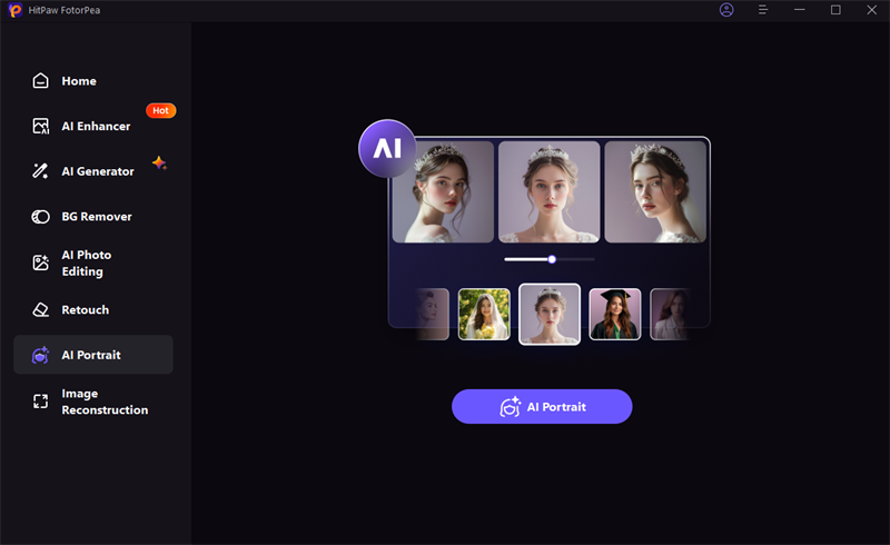 ai headshot homepage