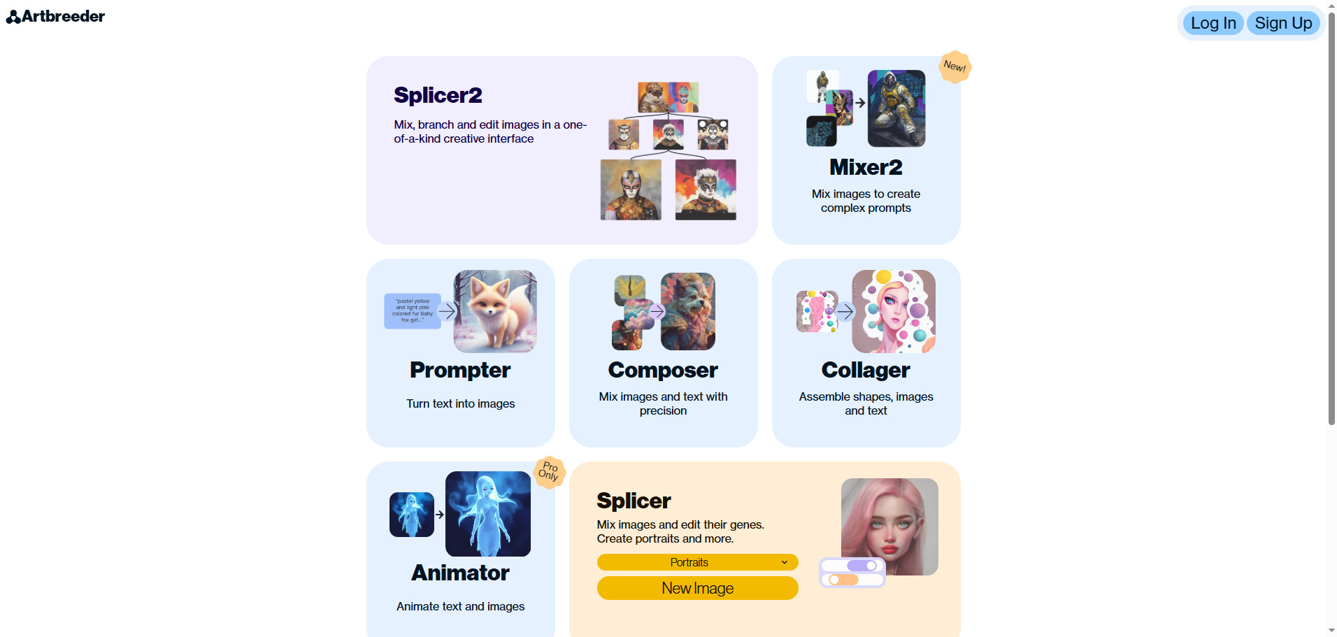 artbreeder ai generator