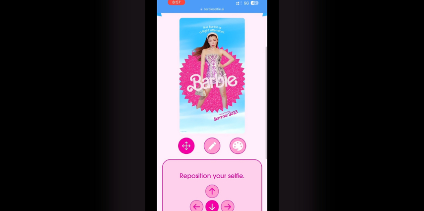 Generatore di selfie: come applicare il filtro Barbie