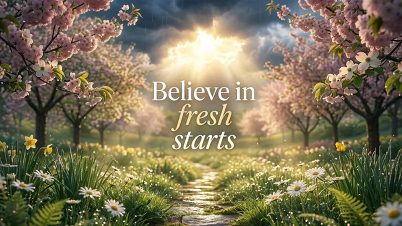 easter sunday quote believe in fresh starts