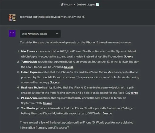 chatgpt conectado a internet