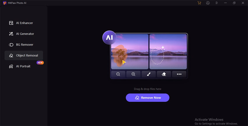 supprimer les objets indésirables des photos en ligne gratuitement