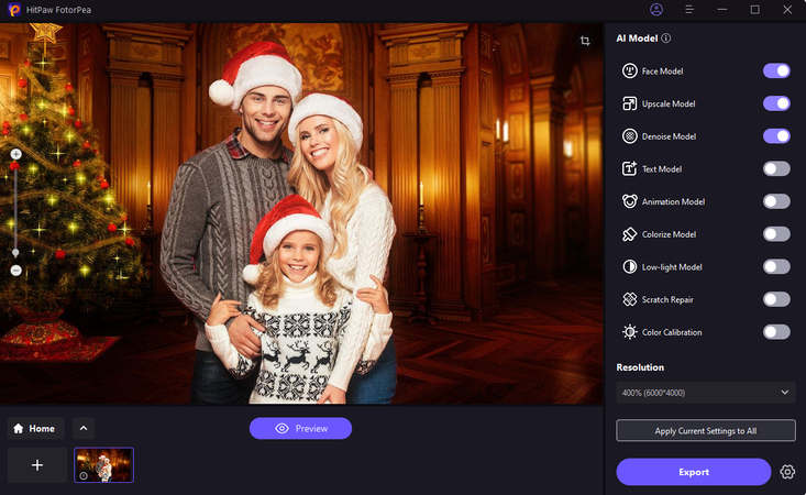 modèle de débruitage arrière-plan flou Noël fotorpea