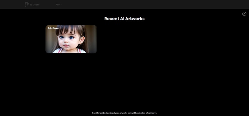 generate AI baby face