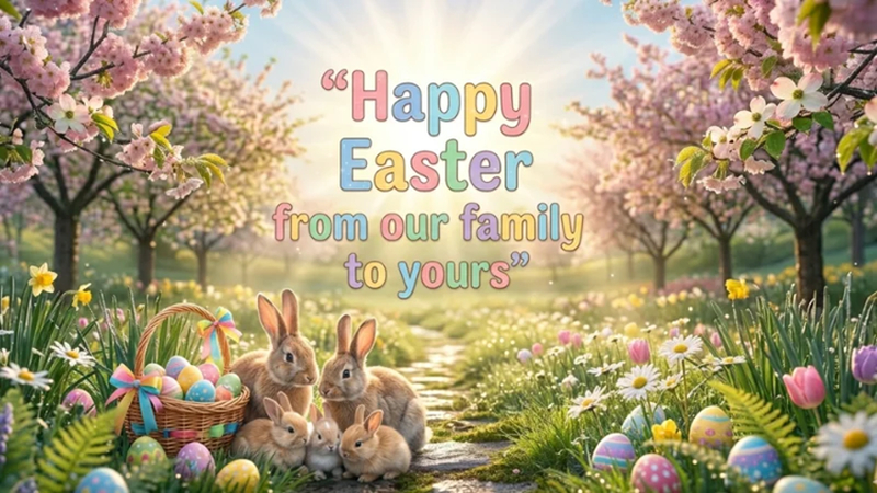 happy easter from our family to yours