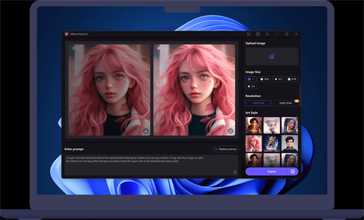 匯出按鈕下載照片