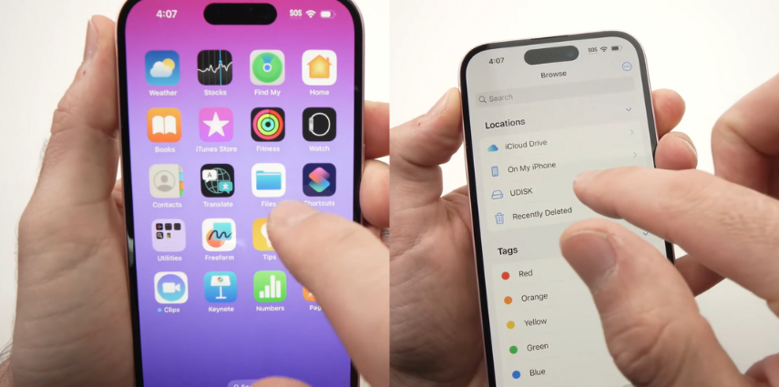 모바일에서 OTG로 SD 카드로 사진을 보는 방법