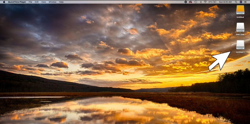 캠으로 맥book의 SD 카드 사진을 보는 방법