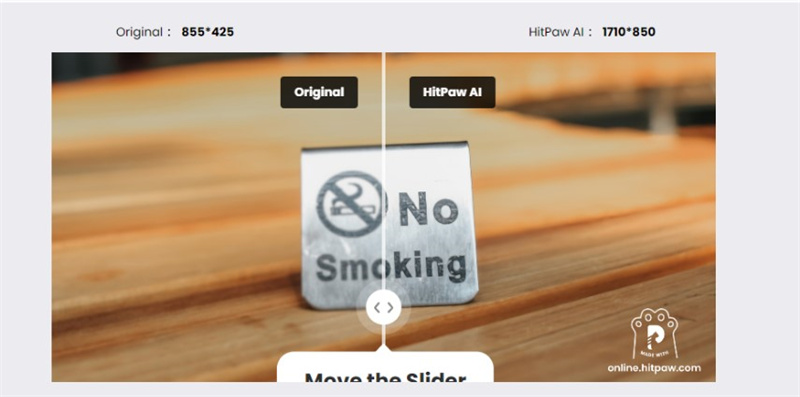 Résultat du texte dé-pixelisé dans une photo