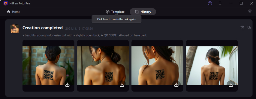 qr code tattoo generator