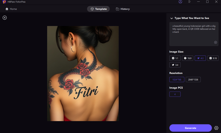 qr code tattoo generator