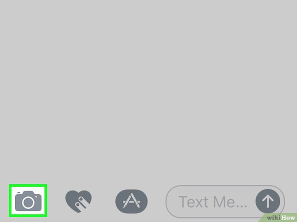 帶有相機焦點的訊息應用程式介面