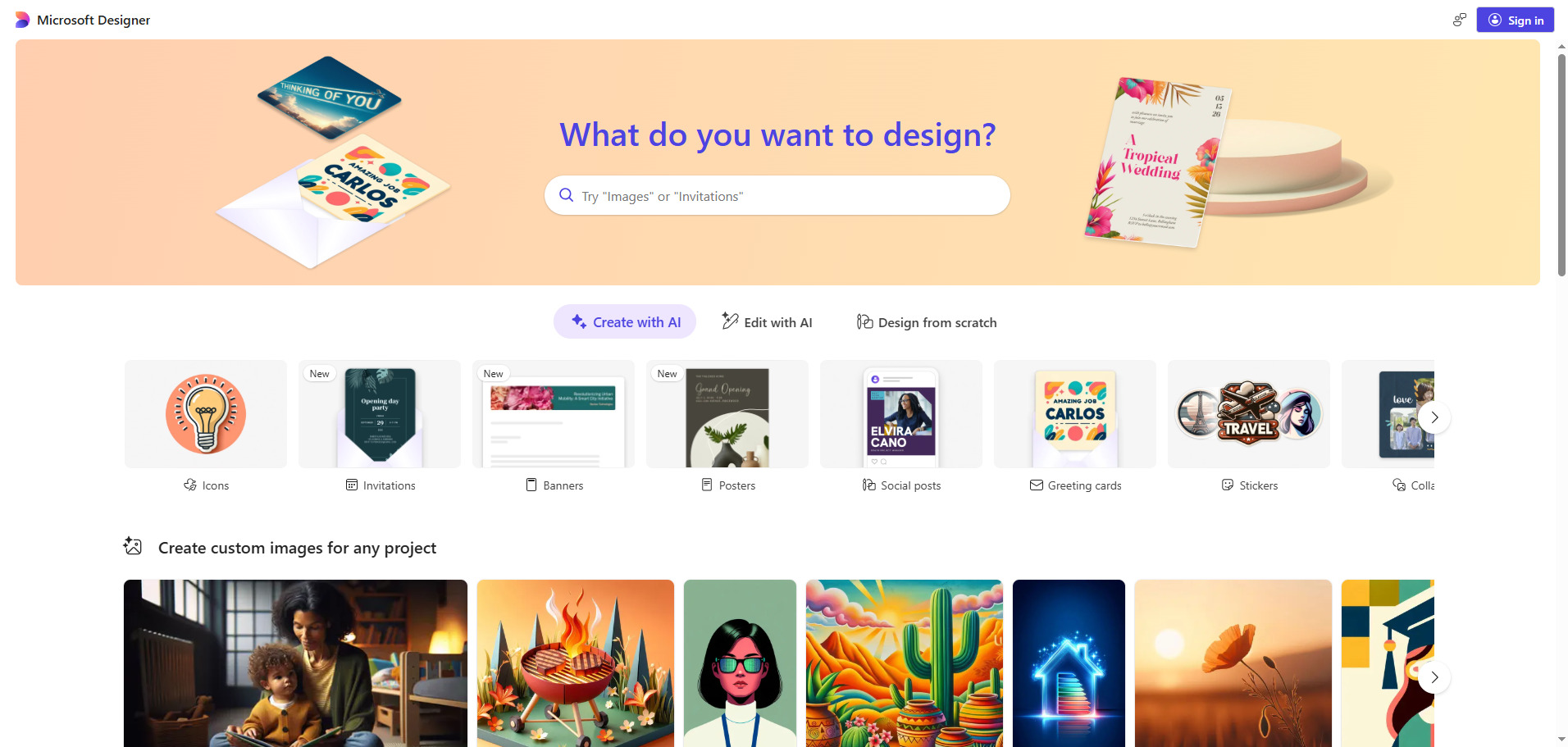microsoft designer ai generator