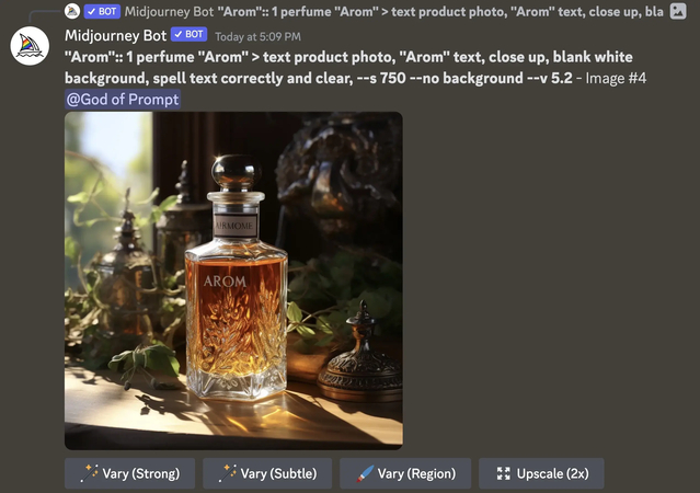 midjourney product photography