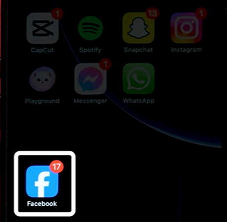 페이스북에서 프로필로 이동