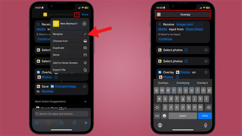 come sovrapporre immagini su iphone