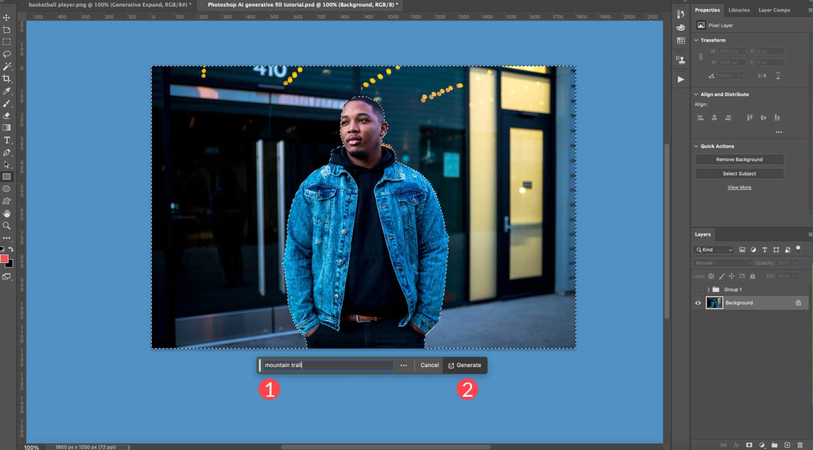 photoshop generative füllung aktivieren