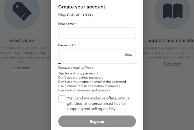 entrez-le-nom-et-le-mot-de-passe-sur-etsy