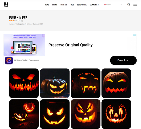 5 Sites to Obtain Pumpkin PFP to Unleash Your Creativity