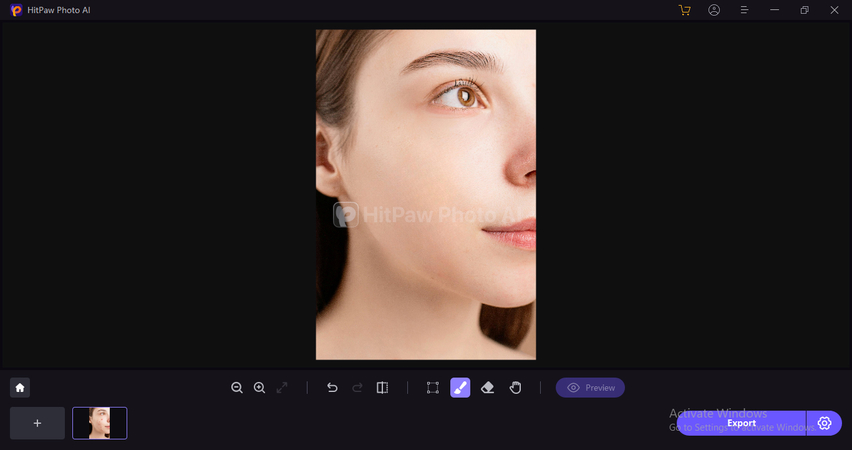 写真から傷を取り除きます