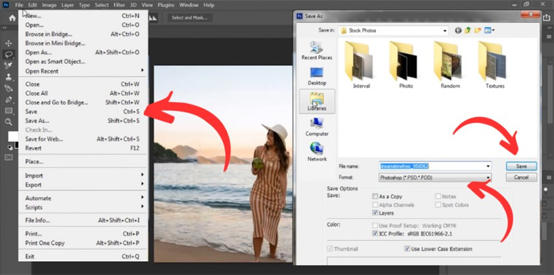 take people out of photos with photoshop