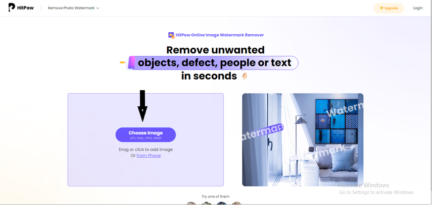 comment supprimer du texte sur une image