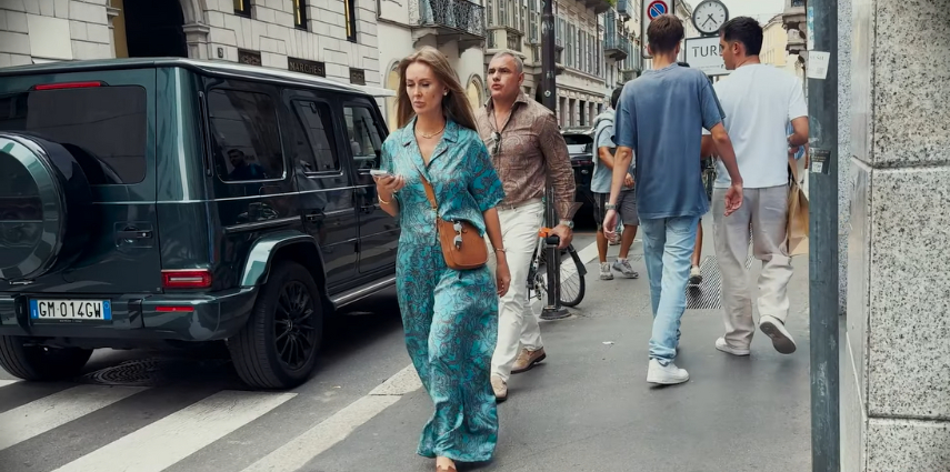 單色印花米蘭街頭風格