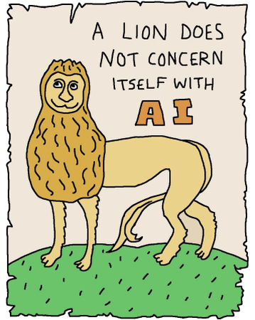 meme ai art absurd animal doodle ms paint