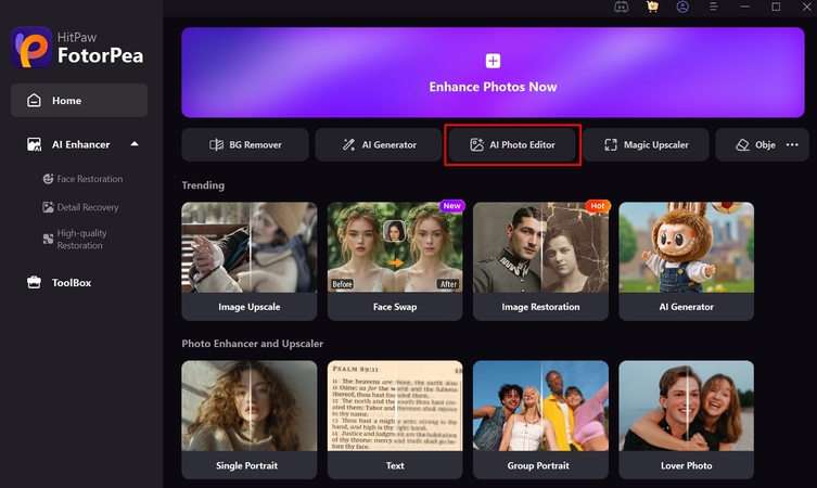 pick ai photo editor fotorpea