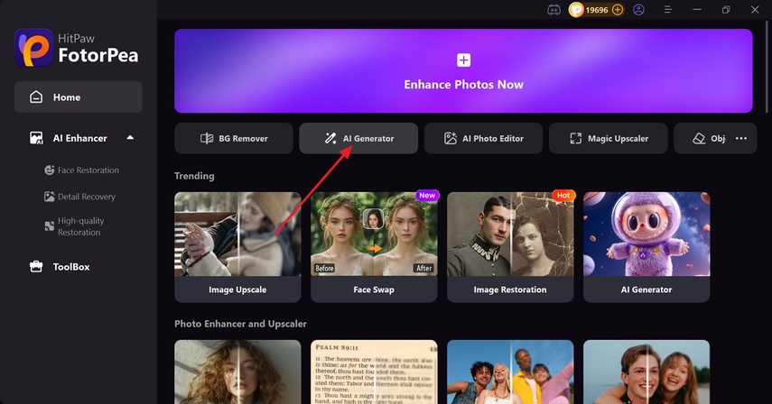 ai image generator hitpaw fotorpea