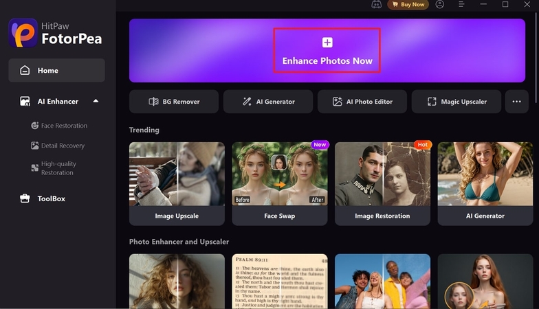 melhorar fotos agora hitpaw fotorpea