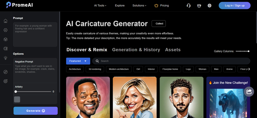ai caricature generator online free