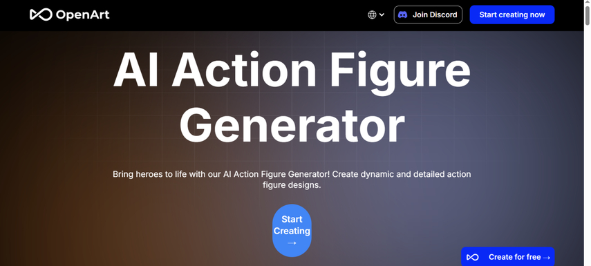 ai generated action figure