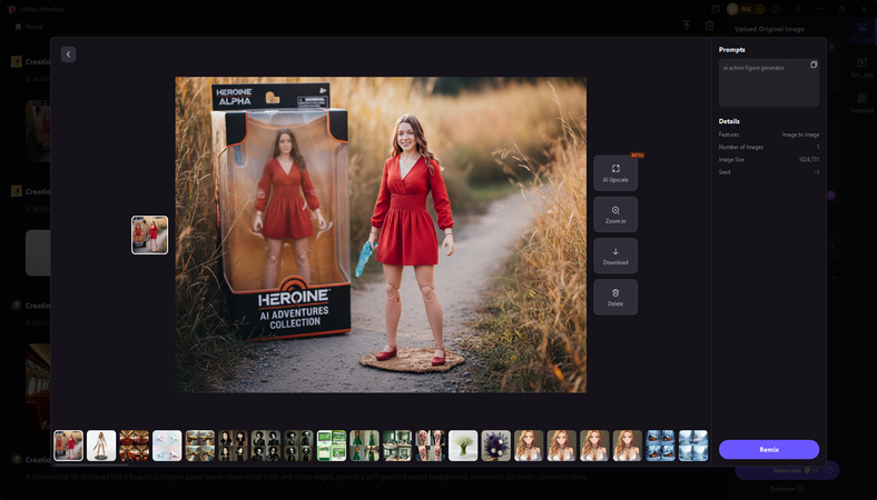 ai generated action figure
