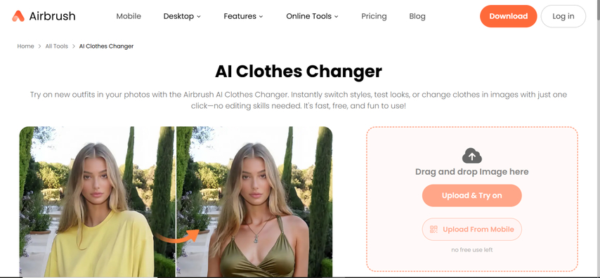 مغير لون الملابس