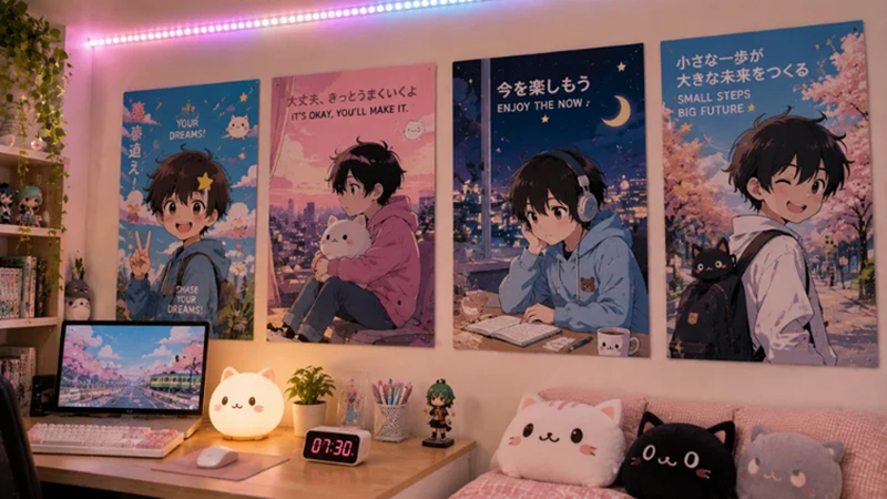 anime meme kid wallpaper room