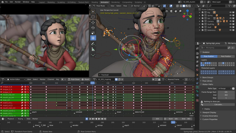 professional 3d creation using blender with ai plugins