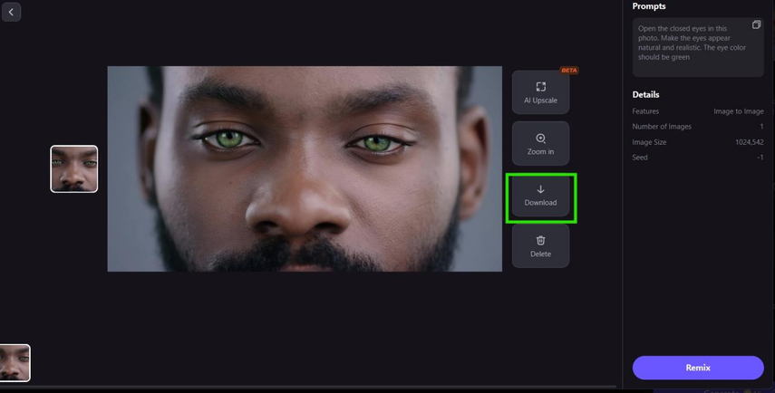 exporting your eye fixed photo
